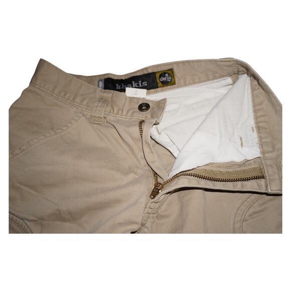 Vintage Levi’s Silvertab Khaki Carpenter Shorts Size 8 XS Y2K Streetwear Utility - Picture 7 of 9